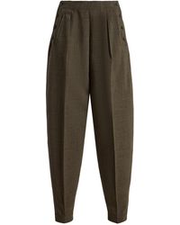 DARKPARK - Taylor Wool-Blend Barrel-Leg Pants - Lyst
