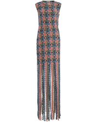 Ulla Johnson - Alexis Fringed Macramé Cotton Knit Dress - Lyst
