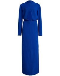 TOVE - Helena Cutout Crepe-Satin Maxi Dress - Lyst