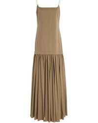 STAUD - Ari Stretch-cotton Maxi Dress - Lyst