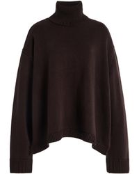 Frankie Shop - Rhea Wool-Cotton Sweater - Lyst