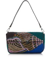 STAUD - Timmy Convertible Beaded Shoulder Bag - Lyst