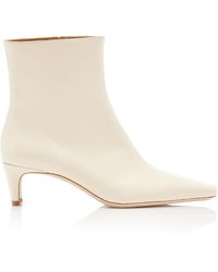 STAUD - Wally Leather Ankle Boots - Lyst