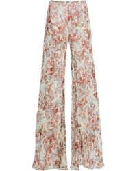 De La Vali - Exclusive La Isla Hydra Chiffon Trousers - Lyst