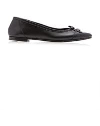 Balenciaga - City Leather Ballet Flats - Lyst