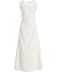 Proenza Schouler - Violeta Jacquard Cotton Maxi Dress - Lyst