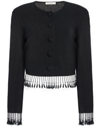 By Malene Birger - Shelly Beaded Knit Jacket - Lyst