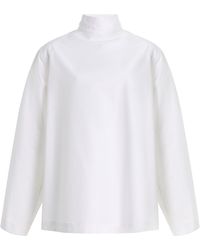 Alaïa - Cotton Reverse Jacket - Lyst