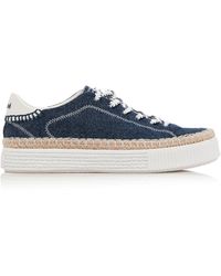 Chloé - Telma Denim Sneakers - Lyst