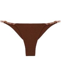 ViX - Corsica Cheeky Beaded Bikini Bottom - Lyst