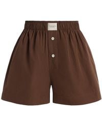 Comme Si - La Classica Cotton-poplin Boxer Shorts - Lyst