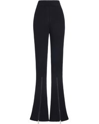 Moncler - Zipped Flared-leg Knit Ski Pants - Lyst