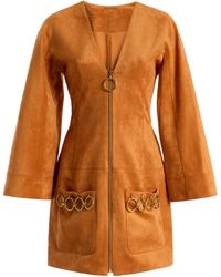 Alexis - Anesa Faux Suede Mini Dress - Lyst