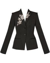 Erdem - Embellished Wool Blazer - Lyst