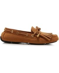 Jimmy Choo - Manon Suede Loafers - Lyst