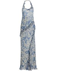SIR. - Lilia Halter Chiffon Maxi Dress - Lyst