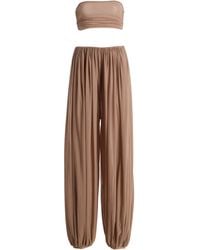 Maygel Coronel - Exclusive Rosario Jersey Pant Set - Lyst