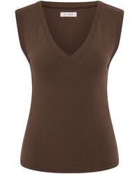 St. Agni - Organic-Cotton Tank Top - Lyst