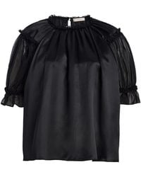 Ulla Johnson - Alina Silk Top - Lyst