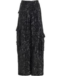 ROTATE BIRGER CHRISTENSEN - Sequins Cargo Pants - Lyst