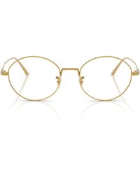 KHAITE - X Oliver Peoples 1994C Round-Frame Metal Glasses - Lyst