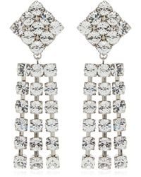 Jennifer Behr - Thelma 18k Gold-plated Crystal Earrings - Lyst