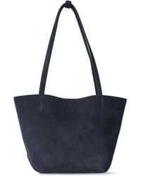 The Row - Medium Park Edge Suede Tote Bag - Lyst
