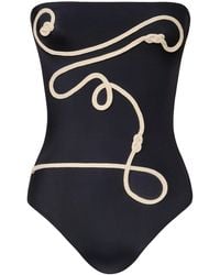 Johanna Ortiz - Palmy Texture One-Piece Swimsuit - Lyst
