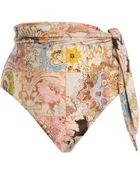 Zimmermann - Daylight High-Rise Bikini Bottoms - Lyst