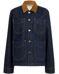 KHAITE - Wyatt Denim Chore Jacket - Lyst