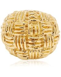 Paola Sighinolfi - Ilsa 18K-Plated Ring - Lyst