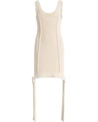 AISLING CAMPS - Obi Slip Cotton-Blend Mini Dress - Lyst