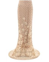 La Fuori - Ethereal Rose Geo Maxi Skirt - Lyst