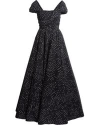 Giambattista Valli - Off-The-Shoulder Cotton Poplin Gown - Lyst