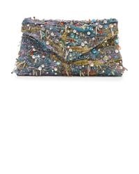Dries Van Noten - Embroidered Jacquard Envelope Clutch - Lyst