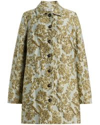 STAUD - Halton Metallic-Brocade Jacket - Lyst