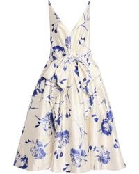 Erdem - Bow-detailed Midi Dress - Lyst