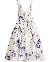 Erdem - Bow-detailed Midi Dress - Lyst
