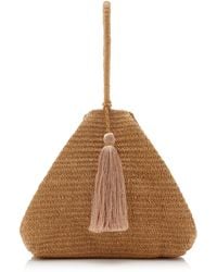 Marlies Grace - Exclusive La Isla Mara Tasseled Raffia Bag - Lyst