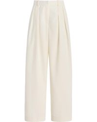 Frankie Shop - Daytona Pleated Wool-Blend Trousers - Lyst