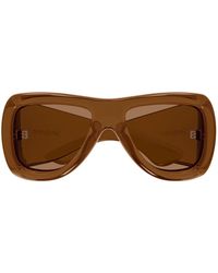 Saint Laurent - Howl Mask-Frame Acetate Sunglasses - Lyst