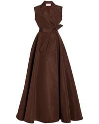 Carolina Herrera - Silk Trench Gown - Lyst