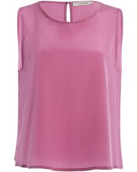 Asceno - Sofia Silk Shell Top - Lyst