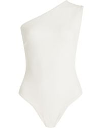 Haight - Luisa One-shoulder Crepe Swimsuit - Lyst