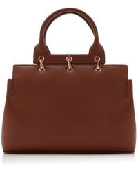 Gabriela Hearst - Amethyst Small Leather Tote Bag - Lyst