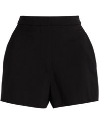 Loulou de Saison - Serge Stretch-Wool Mini Shorts - Lyst