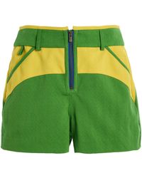 Rosie Assoulin - Ride Or Fly Cotton-Blend Shorts - Lyst