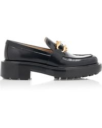 Bottega Veneta - Monsieur Leather Loafers - Lyst
