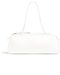 KHAITE - Simona Crackled Patent Leather Shoulder Bag - Lyst