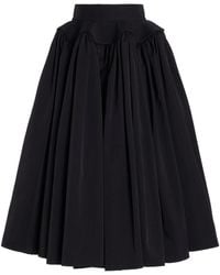 Bottega Veneta - Tech Nylon Midi Skirt - Lyst